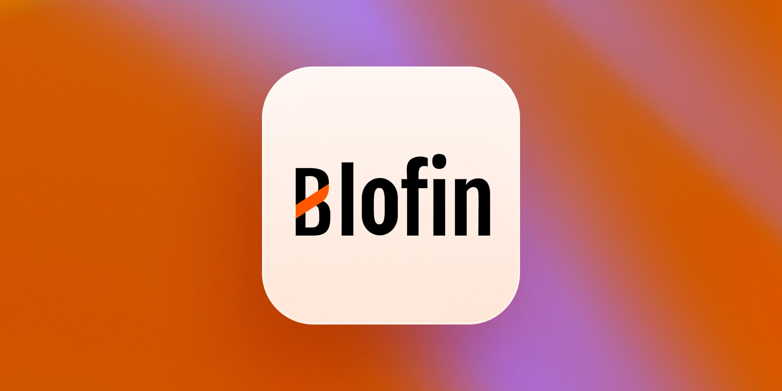 Blofin login interface